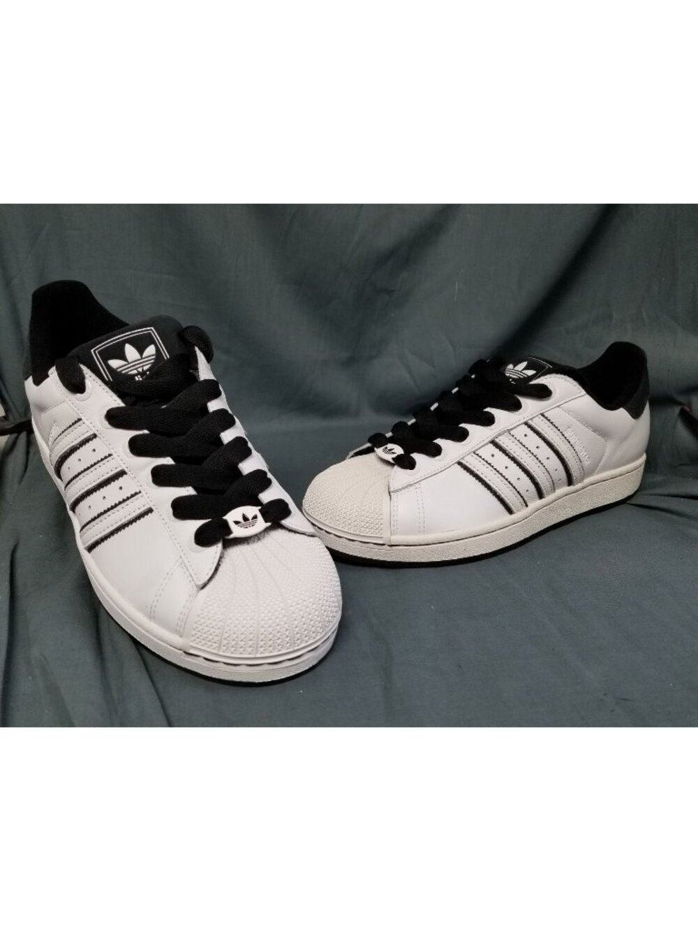 Adidas Superstar II White Core Black JH5469 Mens Size 7.5 NEW NO BOX!